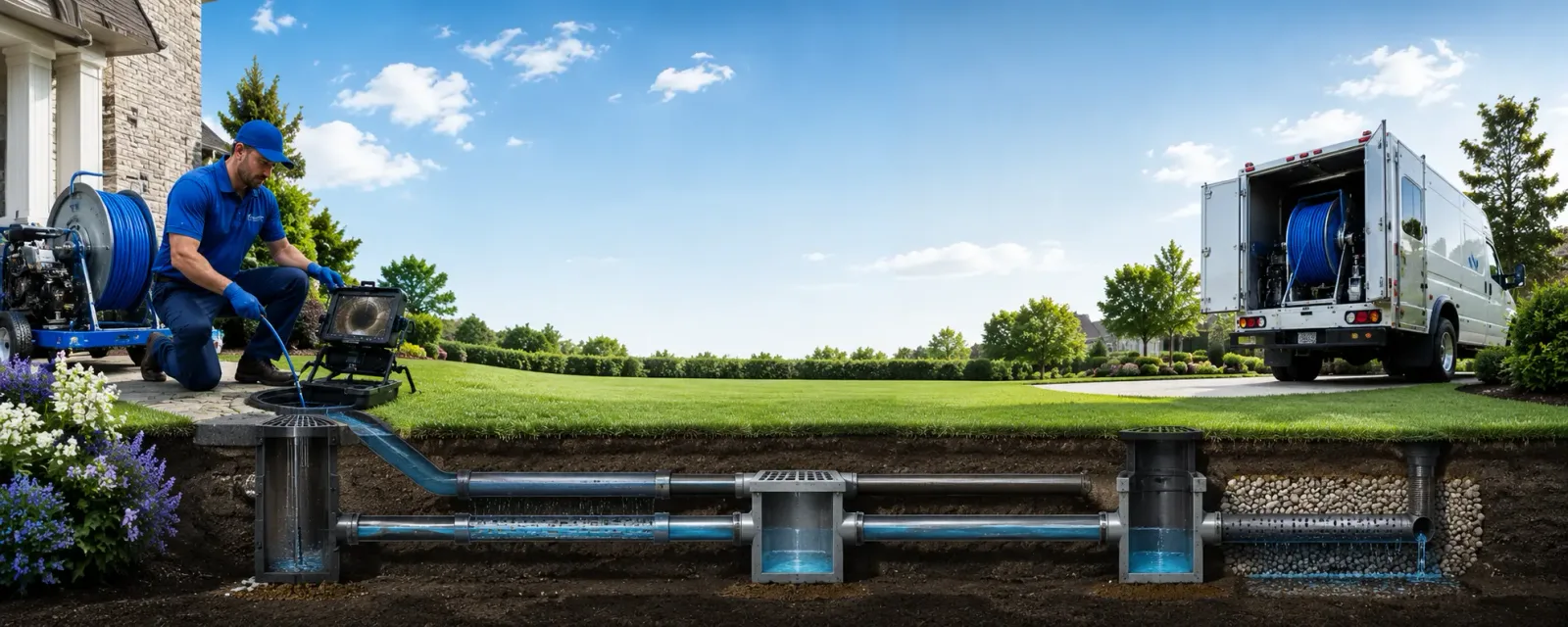 Outdoor drain cleaning information for Gridley, KS